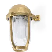 Faro Borda - applique murale - 11 x 11 x 18 cm - IP44 - laiton