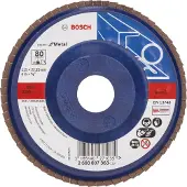 Bosch Plateau à lamelles X551 Expert for Metal, droit, 115 mm, 80 (80)
