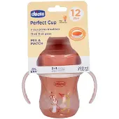 Chicco 360 Perfect X 12m+ tasse d’apprentissage avec poignées Pink 1 pcs