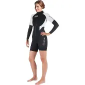 Mares 2nd Skin She Dives 1.5 Mm Woman Long Sleeve Shorty Noir XS Femme