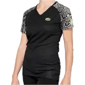 100% Airmatic Sp21 Short Sleeve Enduro Jersey Noir M Femme