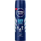 Nivea Men, Antiperspirant, sensation de sécheresse prolongée, 150 ml