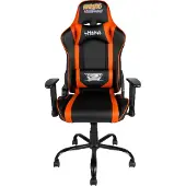 Konix Naruto Premium Gaming Chair, Chaise de jeu pour ordinateur, 150 kg, Siège rembourré, Dossier rembourré, Noir, Métal