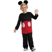 Disney Mickey Classic Kids Costume Rouge 24 Months Enfants