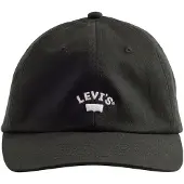 Levi's Casquette 'Lazy Girl Logo Cap' noir / blanc