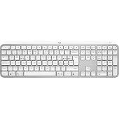 Logitech MX Keys S clavier RF sans fil + Bluetooth QWERTY Italien Aluminium, Blanc