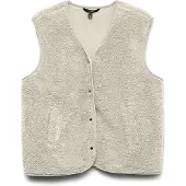 Vero Moda Gilet 'VMJOSEFINE' gris clair