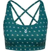 Hummel Aop Impact Sports Bra Vert S Femme