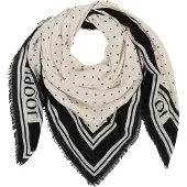 JOOP! Foulard 'Adaliz' crème / noir