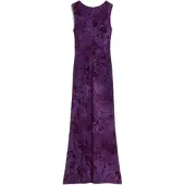 Desigual Robe violet / rouge foncé / noir