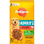 Pedigree Sec Adult - Croquettes pour chiens - Bœuf & Légumes - 12 kg