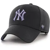 47 Mlb New York Yankees Enamel Twist Under Mvp Cap Noir