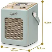 Roberts DAB+ Radio Revival Mini 2 Himmelblau