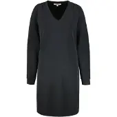Garcia H30286 Long Sleeve Short Dress Noir S Femme