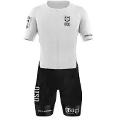 Otso Black & White Short Sleeve Trisuit Blanc S Femme