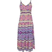 ONLY Alma Life Poly Sleeveless Long Dress Multicolore XS Femme