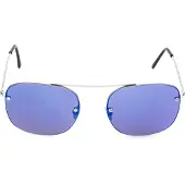 Lgr Lunettes de soleil unie MAASAI-SILVER-00 argent (ø 54 mm)