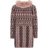 Faina Cardigan rose / noir