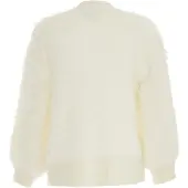 Faina Cardigan argent / blanc perle / blanc cassé
