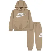 Nike Kids Club Fleece Long Sleeve Set Beige 24 Months Enfants