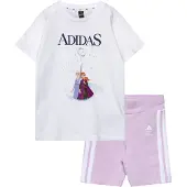 Adidas Survêtement 'Disney Die Eiskönigin' bleu / bleu clair / lavande / blanc