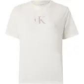 Calvin Klein Jeans Lv047e804g Short Sleeve T-shirt Blanc XS Femme