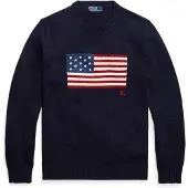 Ralph Lauren Pull-over bleu marine / bleu ciel / grenadine / blanc