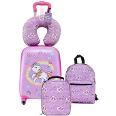 Vevor Valise Enfant 32x23x45 cm Bagage Enfant Fille Garçon