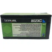 Lexmark 80C2XC0 (802XC) - Cyan - Toner - Très grande capacité
