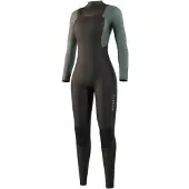 Mystic Star 3/2 Mm Woman Long Sleeve Chest Zip Neoprene Suit Marron S Femme