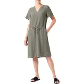 Armor Lux Femmes, Robe, Jurk met korte mouwen, Caccia, (38)