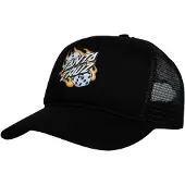 Santa Cruz Casquette Flaming Dice Dot Meshback
