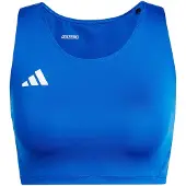 Adidas Adizero Essentials Crop Sports Top Bleu L Femme