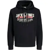 Jack & Jones Sweat-shirt 'Logo' mélange de couleurs / noir