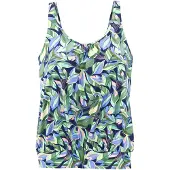 s.Oliver Haut de tankini marine / vert / vert pastel / rose