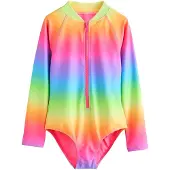 Next Maillot de bain jaune / vert / violet / rose