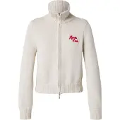 Abercrombie & Fitch Cardigan saphir / rouge feu / noir / blanc cassé