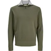 JJ REBEL Pull-over 'JREBBEATON' vert foncé