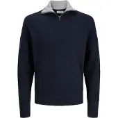 JJ REBEL Pull-over 'JREBBEATON' bleu nuit