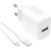 Puro Kit d’alimentation : chargeur quotidien 1 port USB-A + câble USB-A à USB-C