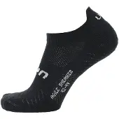 UYN Unisex Agile Sneaker Socks 2 Pairs Black 35-38
