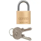 ABUS Cadenas laiton massif s'entrouvrant série 65 - Longueur 30 mm