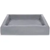 Bia Bed Housse en coton pour panier pour chien , gris