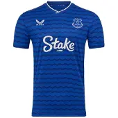 Castore Everton Fc 25/26 Replica Home Short Sleeve T-shirt Bleu S Homme