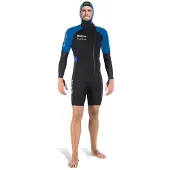 Mares 2nd Skin 1.5 Mm Long Sleeve Shorty Noir L Homme