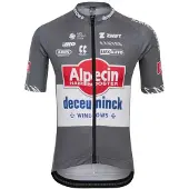 Kalas Alpecin-deceunink 2025 Short Sleeve Jersey Gris 122 cm Enfants