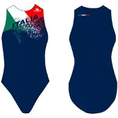 Turbo Italy Splash Swimsuit Bleu M Femme
