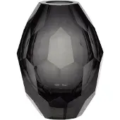 Hubsch Vase À Facettes Gris | 950505