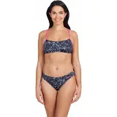 Zoggs Tri Back Bikini Noir,Rose 28 Femme
