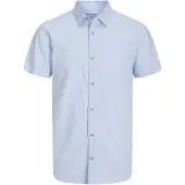 Jack & Jones Chemise 'JWHSUMMER' bleu clair / blanc